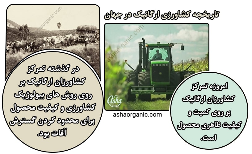 تاریخچه کشاورزی ارگانیک در جهان
